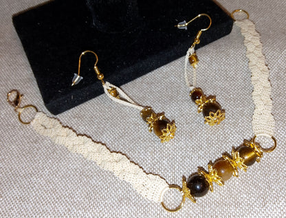 Ensemble Cathy bracelet et boucles d'oreilles