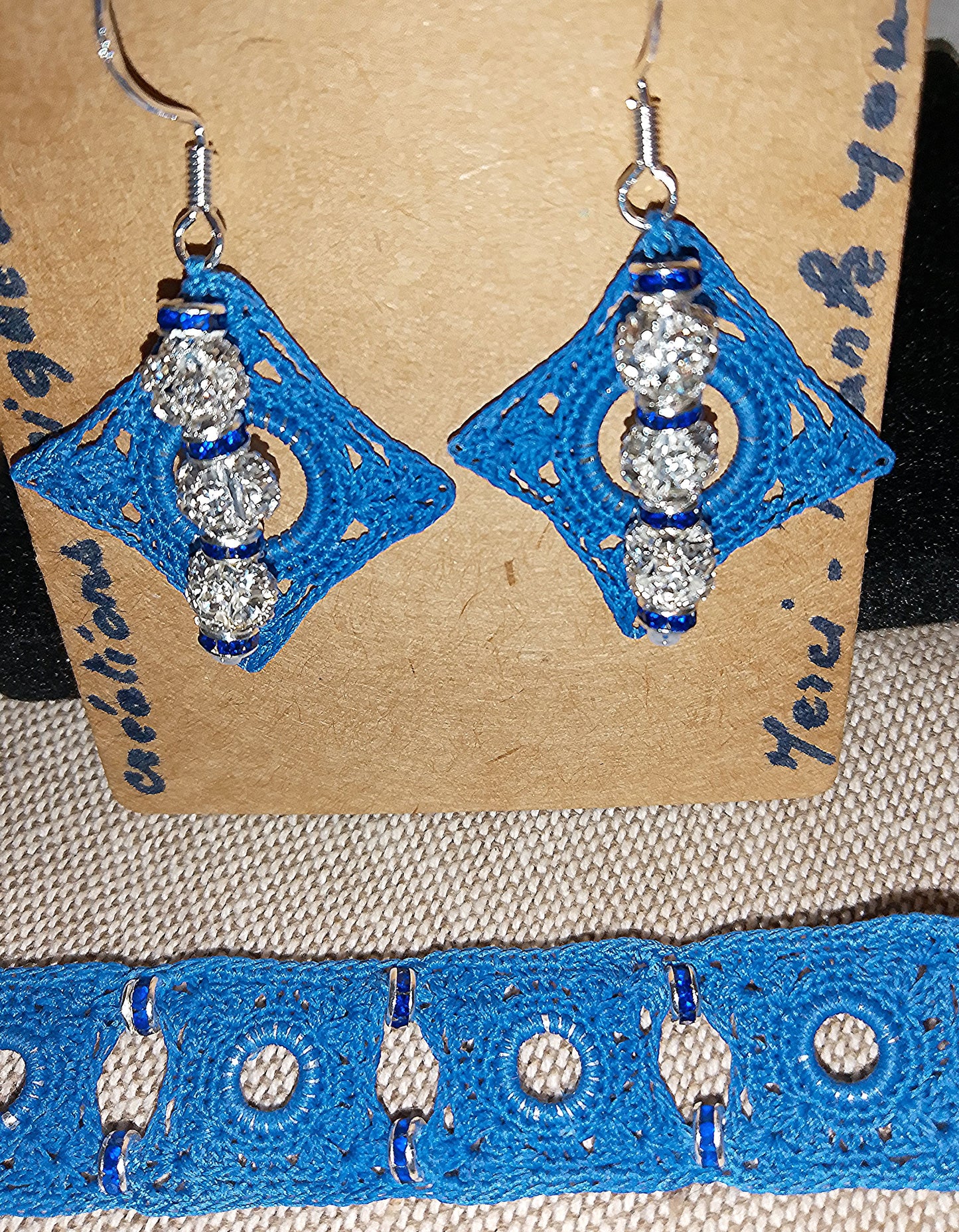 Ensemble Cyrielle bracelet et boucles d'oreilles