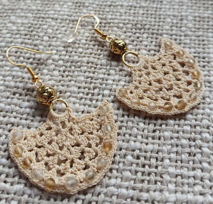 Boucles d'oreilles Citrine facettée