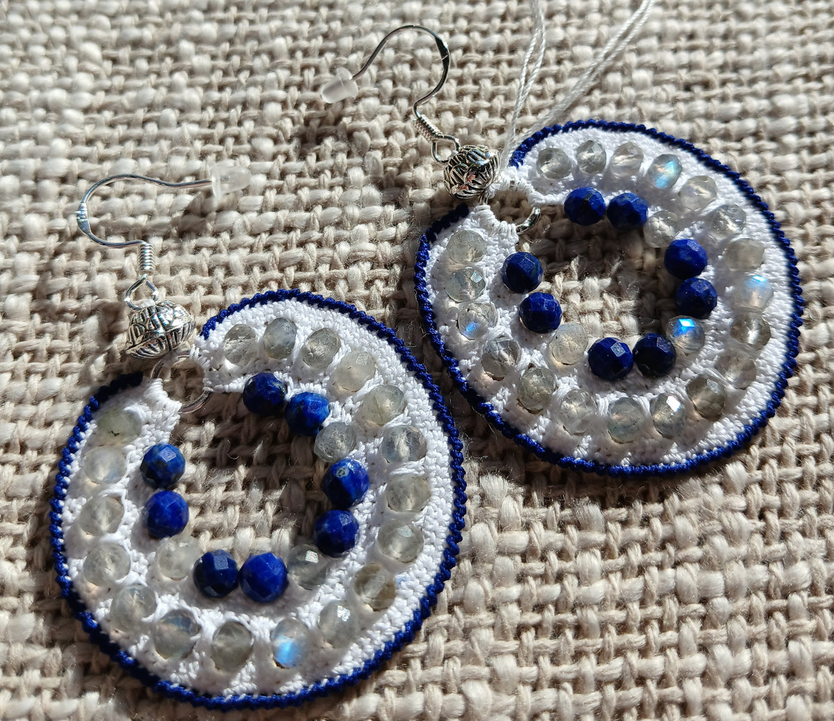 Boucles Lapis & Labradorite