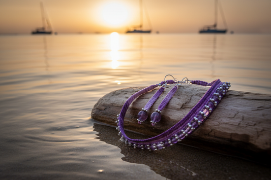 Ensemble Sylvie au coucher de soleil